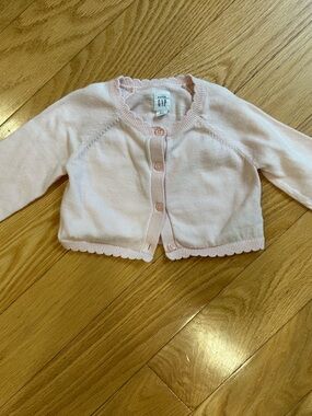 Baby GAP Light Pink Baby Cardigan Sweater